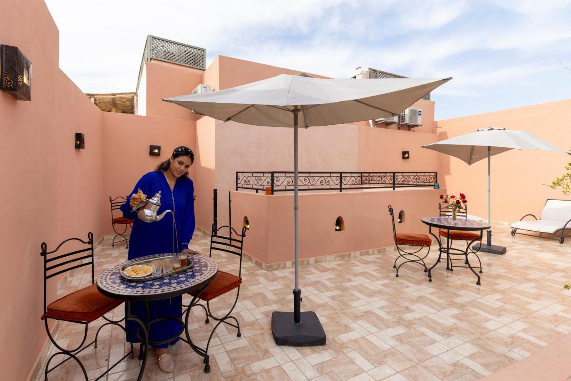 Riad Arbre Bleu Marrakesh Extérieur photo